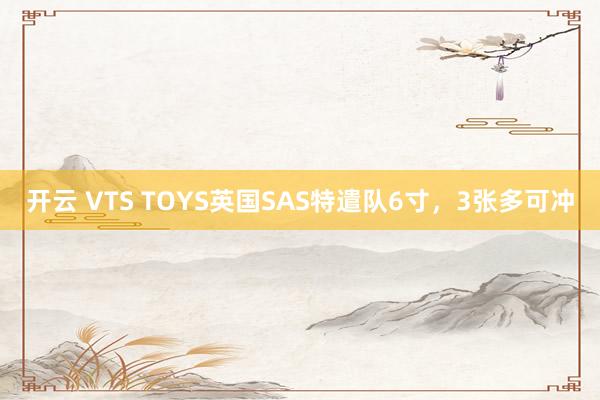 开云 VTS TOYS英国SAS特遣队6寸，3张多可冲